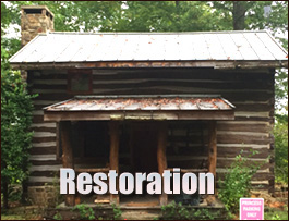 Historic Log Cabin Restoration  Newbury, Ohio